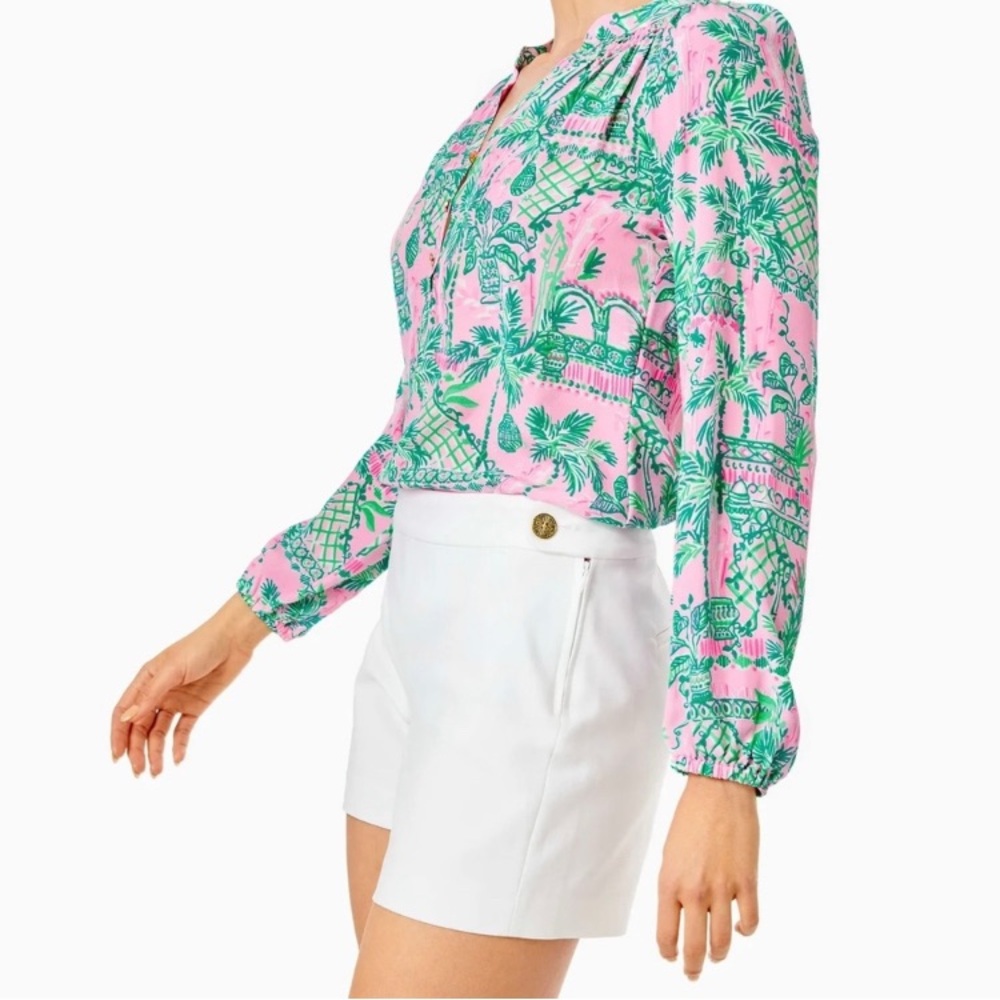 Lilly Pulitzer Alessi Stretch Shorts - Picture 3 of 12